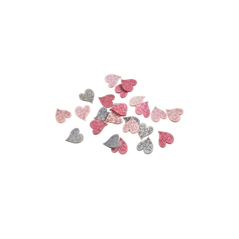 Serduszka paczka 2 cm, 24 sztuki/paczka