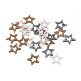 Gwiazdki paczka..2cm, 24 sztuki/paczka
