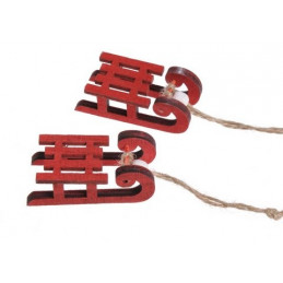 Sanki 2 szt-pacz..12x2,7x2cm RED