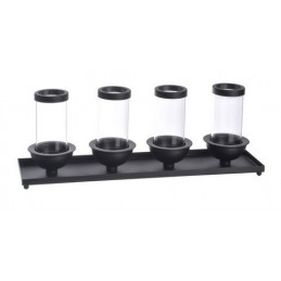 Świecznik x4, 45x11x16cm