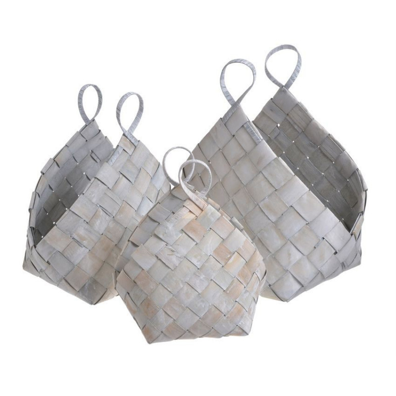 Wyplatane kosze 3szt/kpl 45cmH / 55cmH/ 65cmH