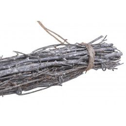 Galezie zaw. bialo-szara 50cm