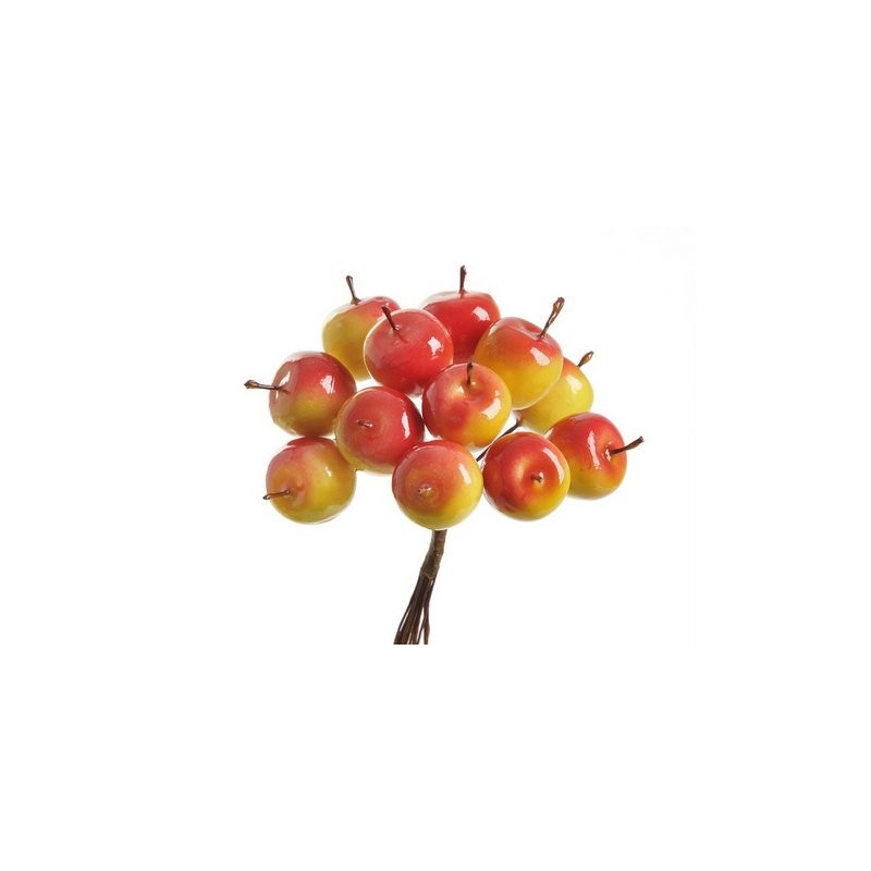 Jabluszka 12cm x 12/pecz. x12-sztucz rosl YL/RED