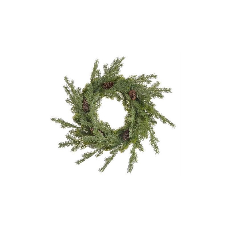 Wianek z szyszkami 50cm