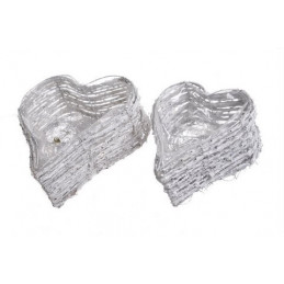 Serce osłonka 2szt/kpl 25x24x11cm, 20x17x10cm