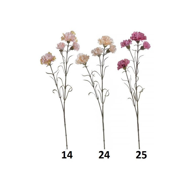 Gałązka goździków 70cm -sztuczna roślina