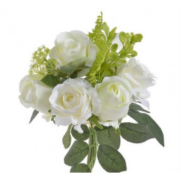 Bukiet róż 34cm - sztuczna roślina