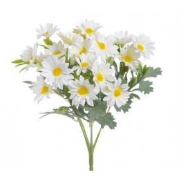 Bukiet mini margaretek 26cm -sztuczna roślina