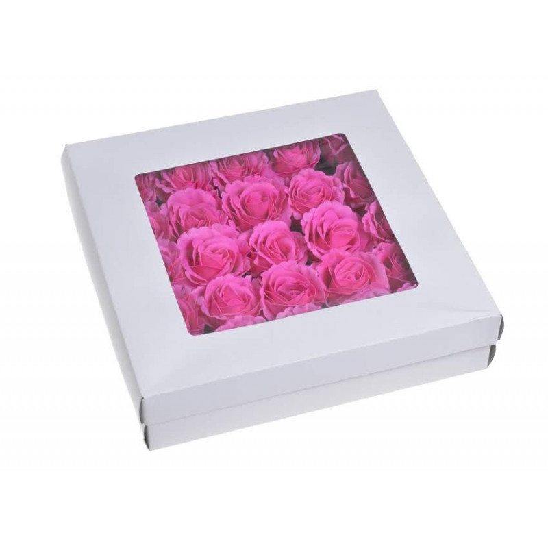 Główka róży mydlana 25szt/kpl..8cm - róża zapachowa