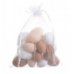 Mix jajek w siatce, 18szt...4cm,5cm,6cm