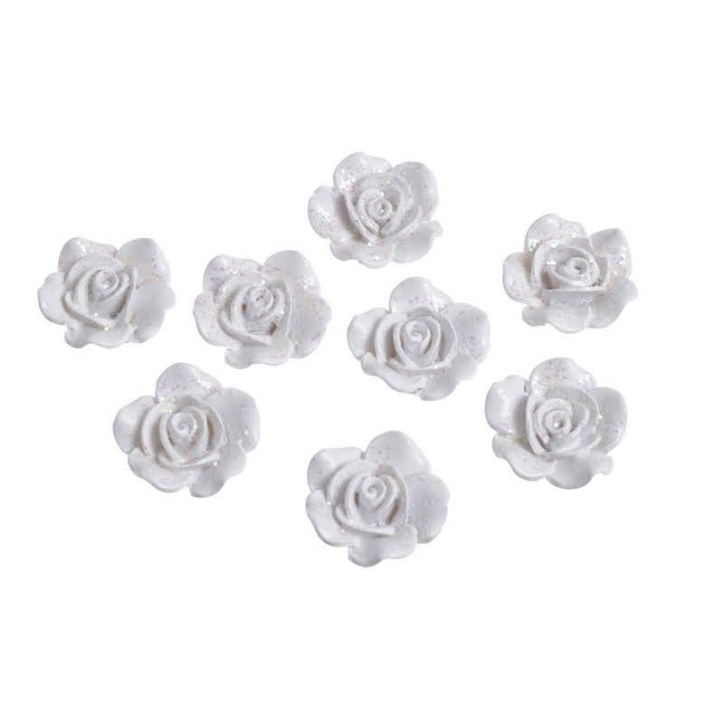 Główka róży 8szt-kpl..2,5cm