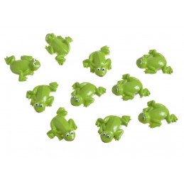 Naklejki żaby 10szt/kpl..2,5 cm