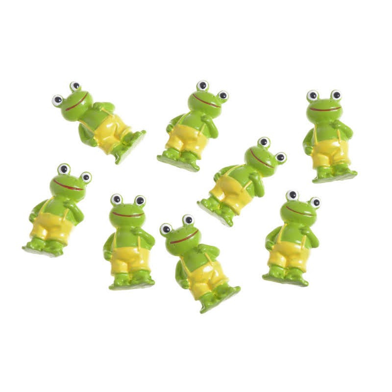 Naklejki żaby 8szt/kpl..3 cm