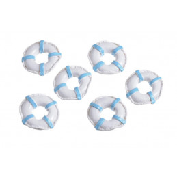 Naklejki koła ratunkowe 6szt/kpl..3 cm