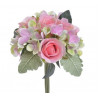 Bukiet róża z hortensja 28cm - sztuczna roślina