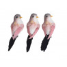 Ptaszek 12,5cm na klipie 3szt/kpl