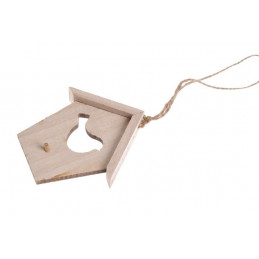 Budka naturalna 3wz, 4szt..11,5cm - komplet/4 sztuki MIX