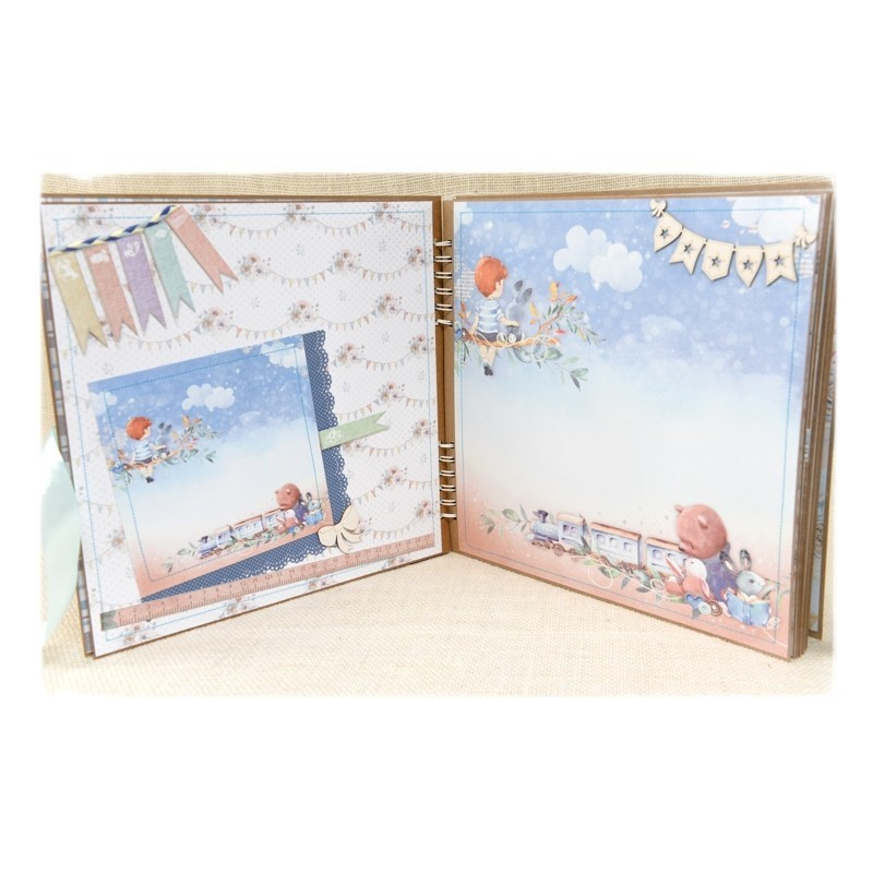 Album scrapbooking - dla chłopca