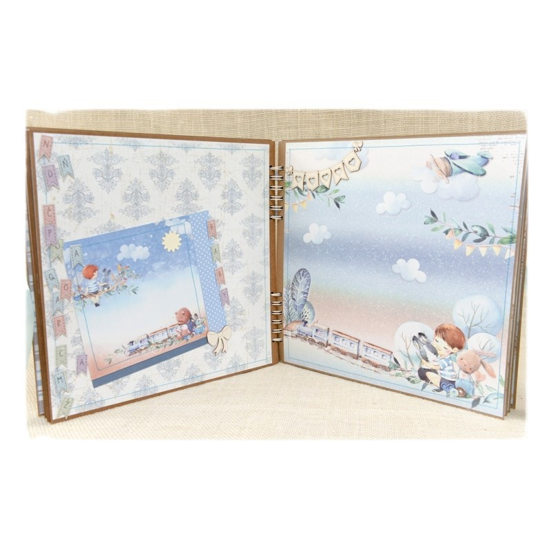 Album scrapbooking - dla chłopca