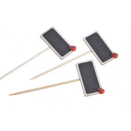 Drewniany pik- tabliczka 6szt/kpl..14,5cm-3cm