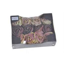 Różyczki piankowe 7cm 12szt/kpl - artykuł dekoracyjny