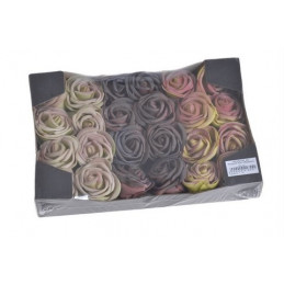 Główki róż piankowych 5cm 24szt/kpl - artykuł dekoracyjny