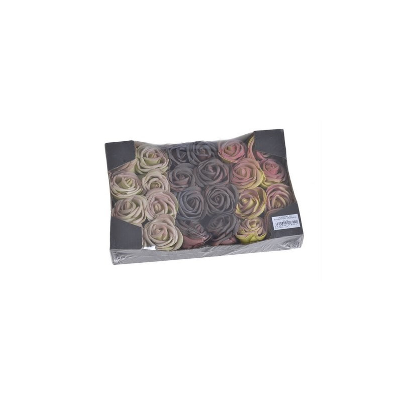 Główki róż piankowych 5cm 24szt/kpl - artykuł dekoracyjny