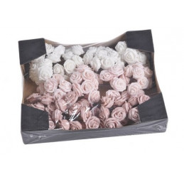 Różyczki 2,5cm 10szt-pęcz x 12..2,5cm - artykuł dekoracyjny