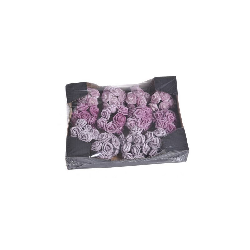 Różyczki 2,5cm 10szt-pęcz x 12..2,5cm - artykuł dekoracyjny