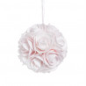 Kula z róż piankowych - zawieszka..10cm