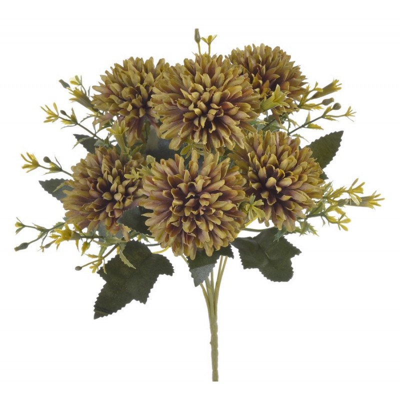 Bukiecik chryzantem x7..30cm - sztuczna roślina