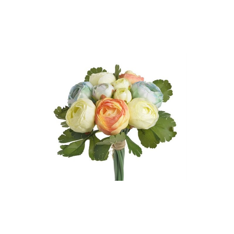 Ranunculus bukiet 7+3, 25 cm - sztuczna roślina