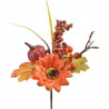 Pik jesienny ze słonecznikiem i dynią 19 cm - art. dekoracyjny