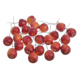 Jabłuszka na piku 24szt/pacz 3 cm - art. dekoracyjny