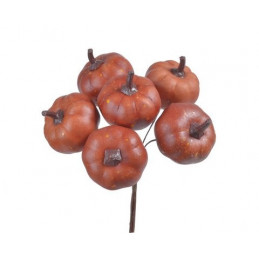 Sztuczna dynia pik 6szt/pęczek...12 cm - art. dekoracyjny