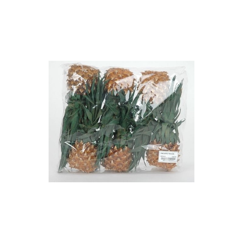 Ananas medium 6szt,H25 cm - artykuł dekoracyjny