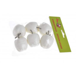 Jabłka 5 cm, 6szt - sztuczny owoc