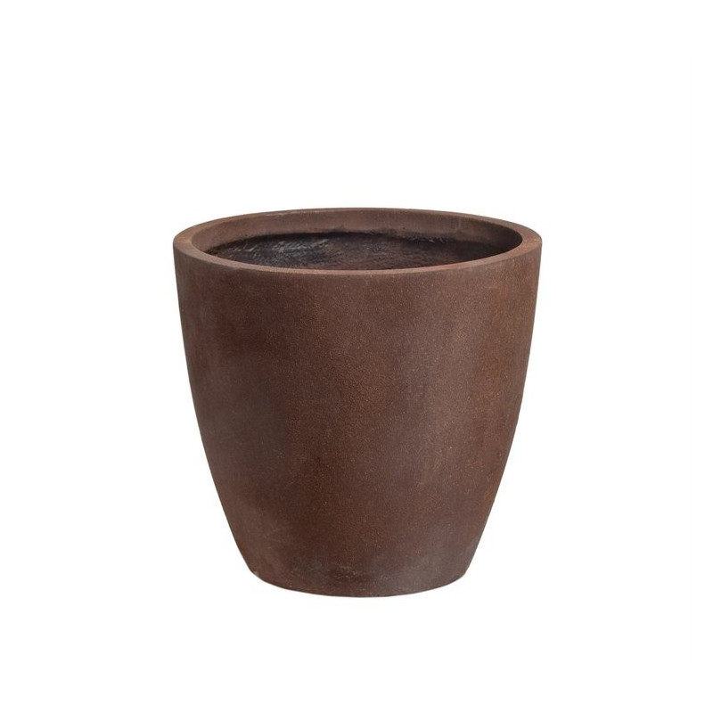 Donice okrągłe rustykalne 3szt-kpl - MROZOODPORNA