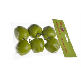 Jabłka 5cm, 6szt - sztuczny owoc