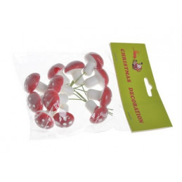 Sztuczne muchomory piki..9cm, 12szt/pacz