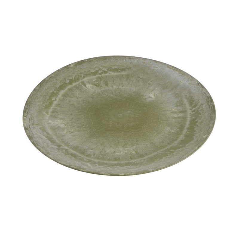 Talerz dekoracyjny przecierany 40x40x2 cm GREEN - art. dekoracyjny