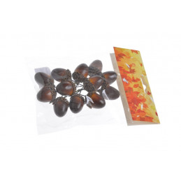 Sztuczne żołędzie w paczce..7,5 cm...12 szt/paczka