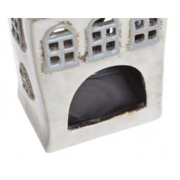 Domek ceramiczny z rączką..12x9x22cm - lampionik ceramiczny