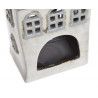 Domek ceramiczny z rączką..12x9x22cm - lampionik ceramiczny