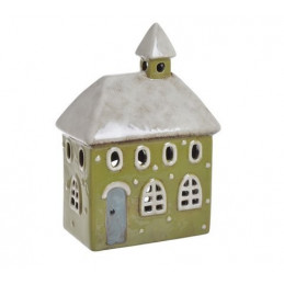 Domek ceramiczny..23x15x8cm..GREEN