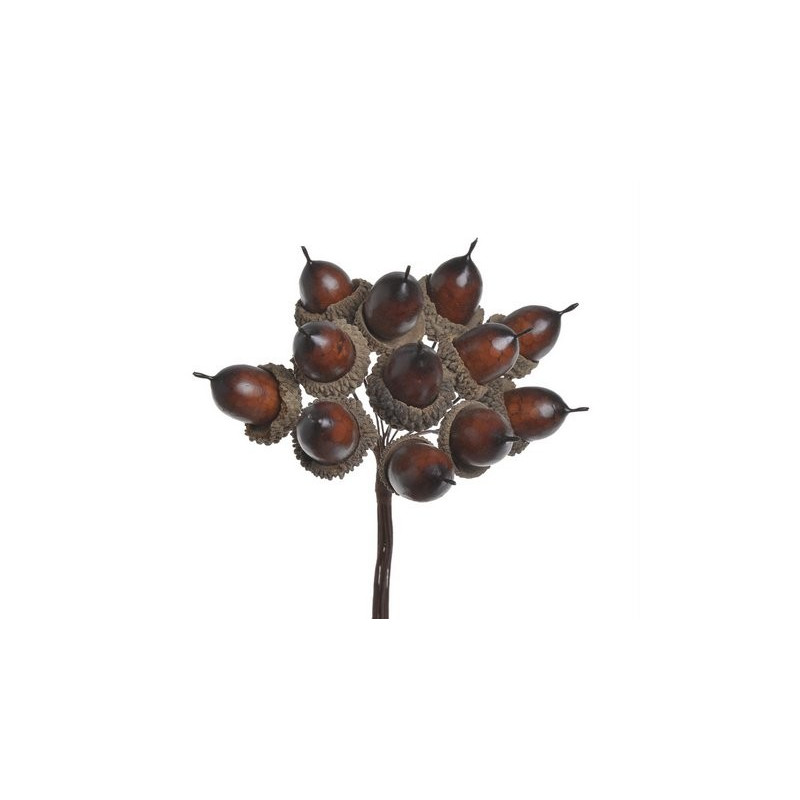 Żołędzie 12/pęczek..x12 - artykuł dekoracyjny MAT.DK.BROW