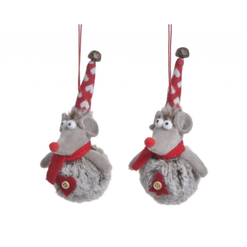 Mysz zawieszka 16cm 2 sztuki/kpl