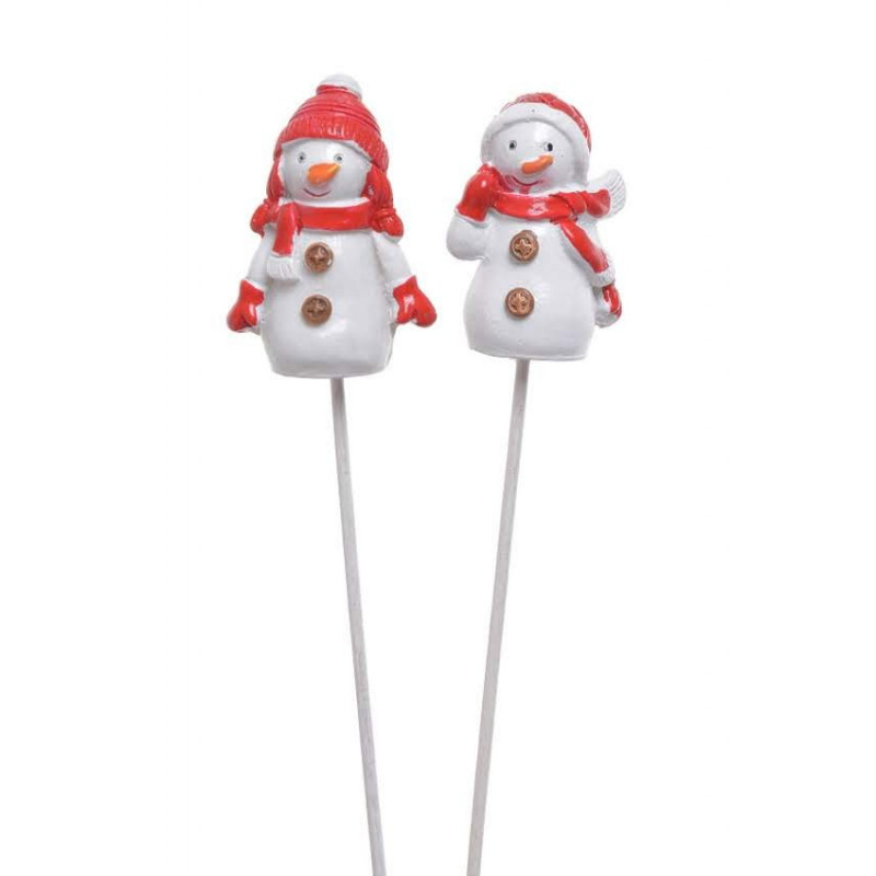 Bałwan pik, 4szt-paczka..4 cm - art. dekoracyjny