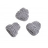 Czapka 6szt-paczka..3,5 cm - art. dekoracyjny GREY