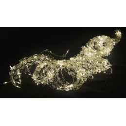 Lampki ledowe mini gwiazdki 360L, 12 x 3m + 3m zasilanie 12V światło PURE WHITE - NEUTRALNE